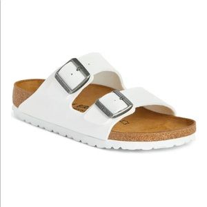BIRKENSTOCK Womens Arizona Birko-Flor Sandal White Size 6-6.5US / 37EU